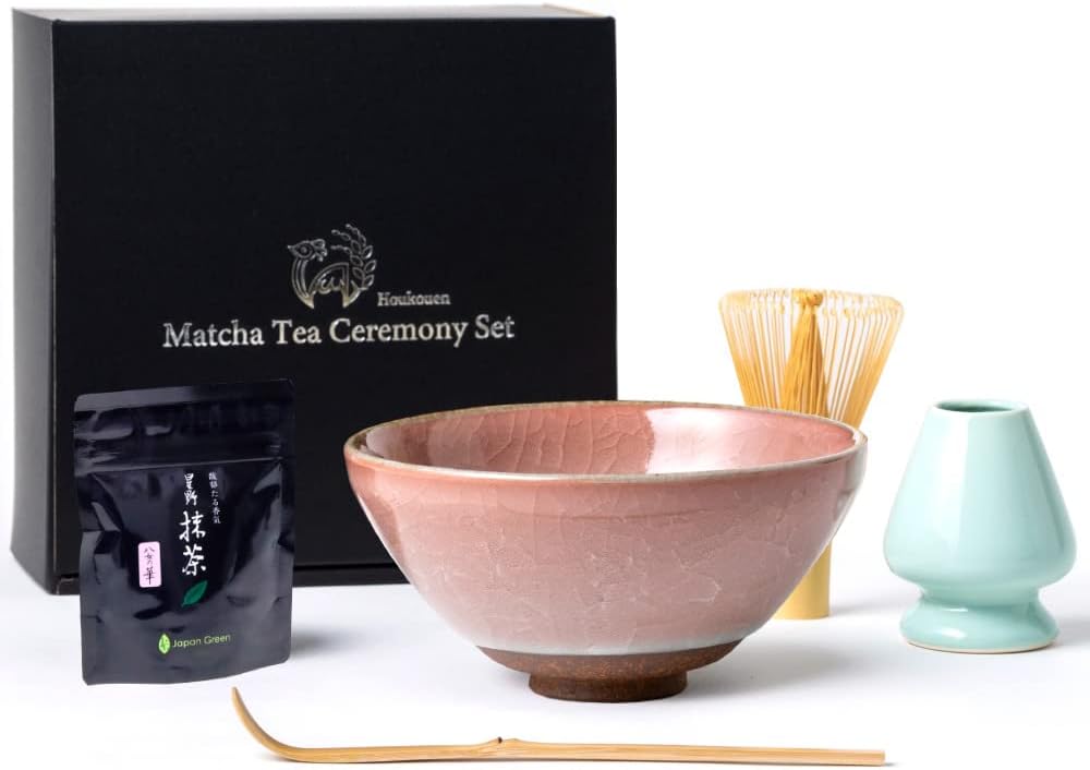 Hokouen Matcha 6-Piece Beginner Tea Ceremony Set