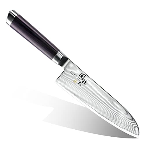 KAI Sekigaryu Damascus Santoku Knife 165mm AE5200