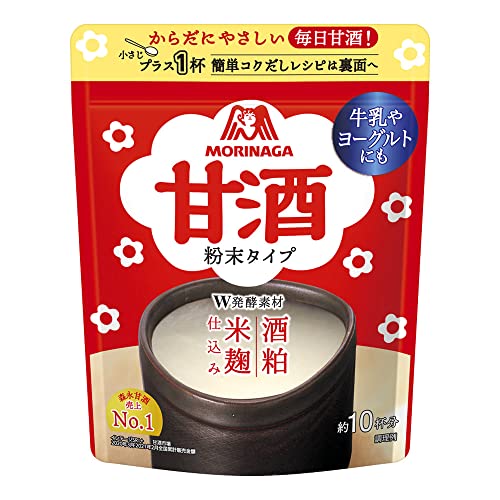 Morinaga Amazake Powder - Premium Sweet Rice Drink Mix (3 packets × 100g)